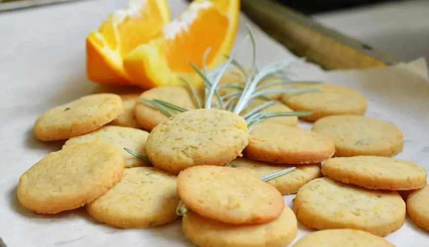 Cookies de laranja