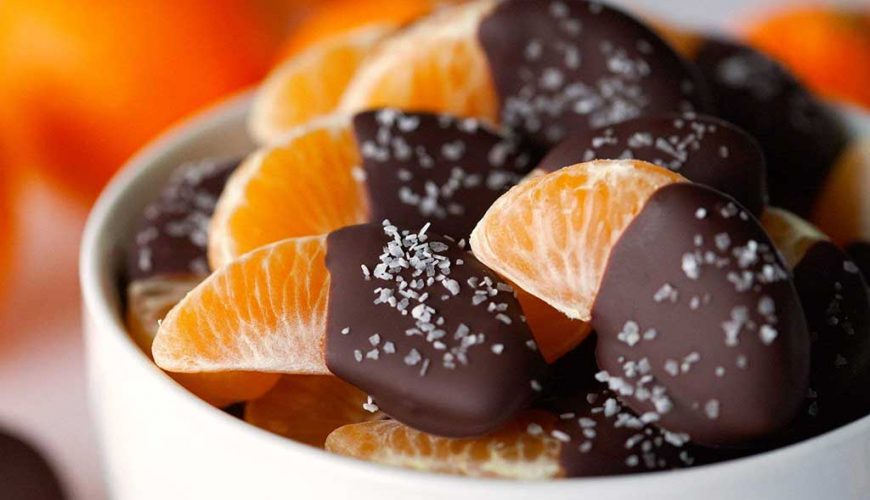 Docinho fácil de tangerina e chocolate