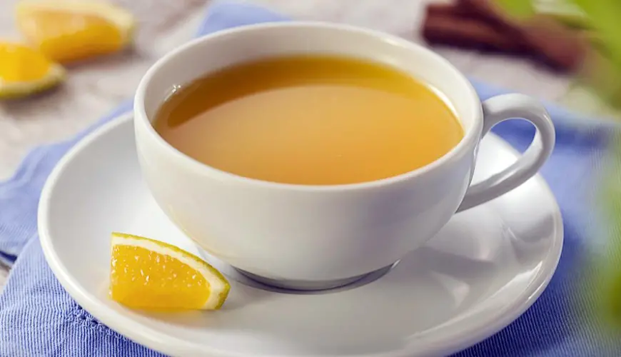 Chá de Laranja, Gengibre e Canela
