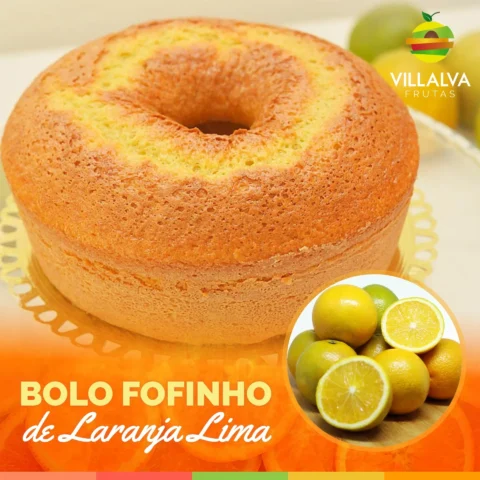 Bolo fofinho de laranja