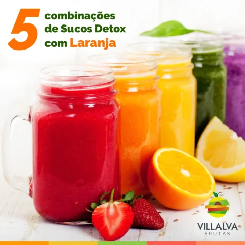 5 combinações de Sucos Detox com Laranja