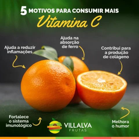 A Vitamina C é essencial para o nosso corpo e traz diversos benefícios para a saúde.