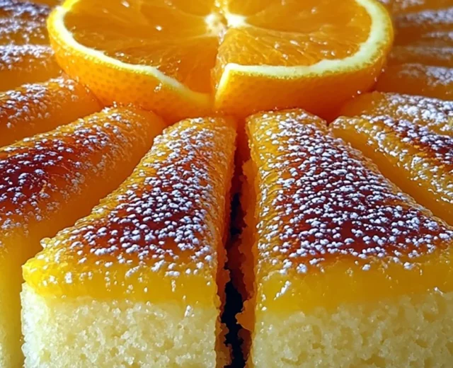 Bolo Cítrico de Fubá com Laranja