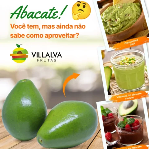 Abacate! Você tem, mas ainda não sabe como aproveitar?