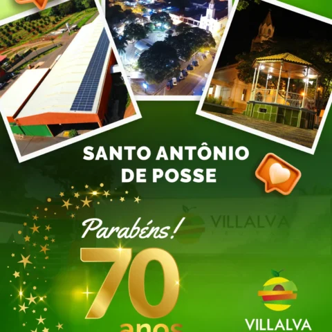Parabéns, Santo Antônio de Posse!